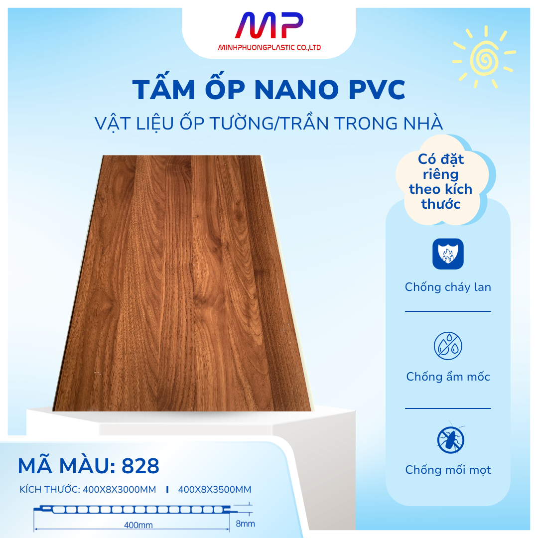 12 tấm ốp nano pvc