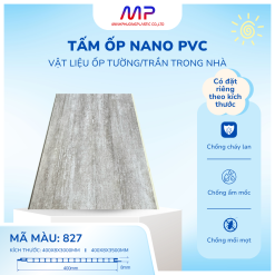 Tấm Ốp Tường Nano Phẳng - Ms: 827