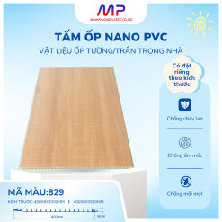 Tấm Ốp Tường Nano Phẳng - Ms: 829