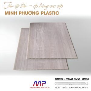 tấm ốp nano pvc Minh Phuong mã 8025