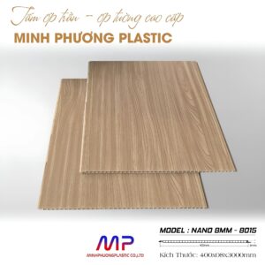 tấm ốp nano pvc Minh Phương mã màu 8015