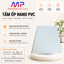 tấm ốp nano mã màu 808 màu trắng xước