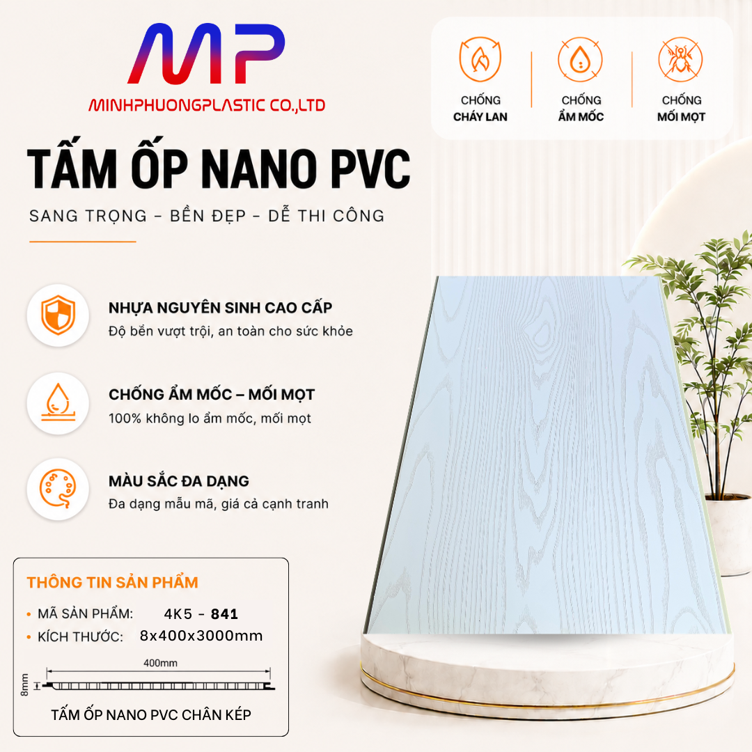 4K5 - 841 nhựa nano pvc minh phương