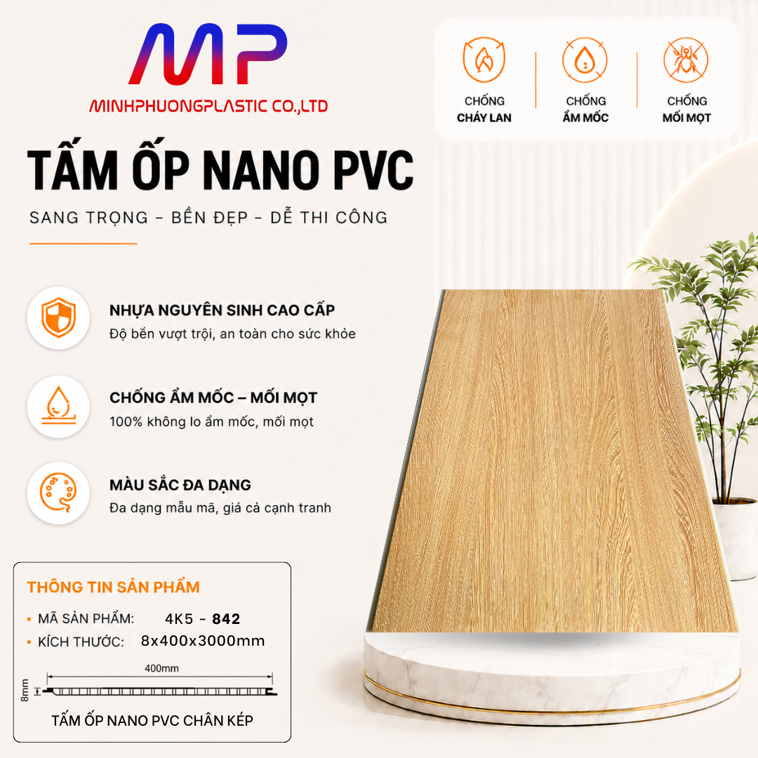 4K5 - 842 nhựa nano pvc minh phương