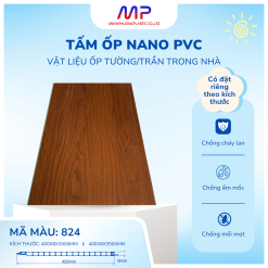 Tấm Ốp Tường Nano Phẳng - Ms: 824